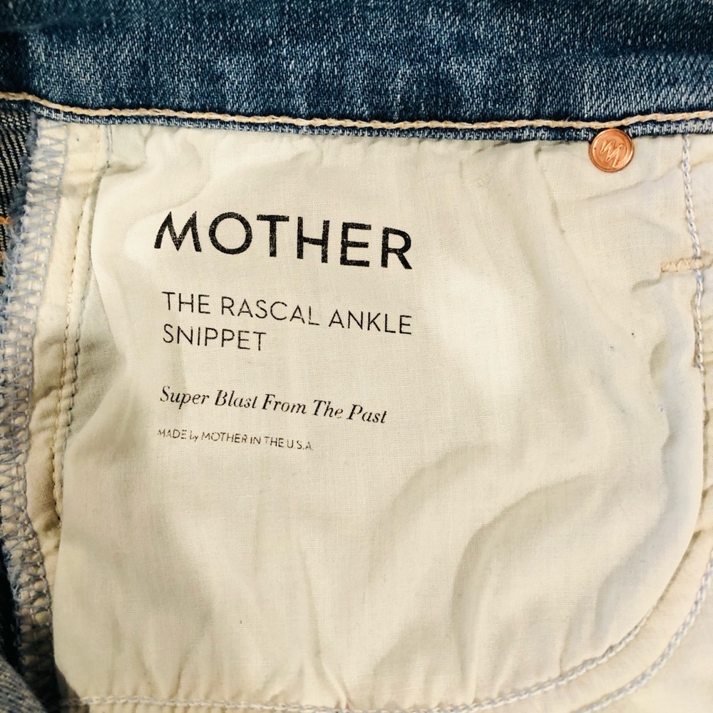 Mother Rascal Ankle Snippet Jeans - image 5